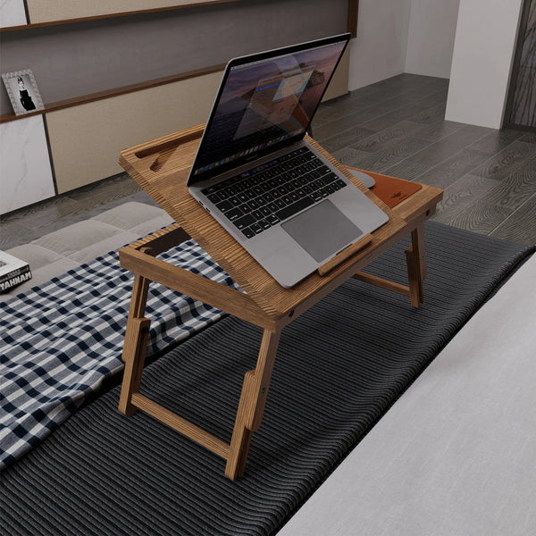 Could the Foldable or Floating Laptop Stand be the New Wood Portable Monitor Stand?