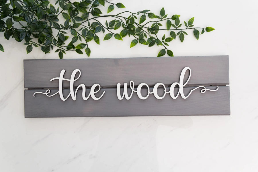 Could Wood Small Last Name Signs be a Personalized Family Sign Wall Decor Item?