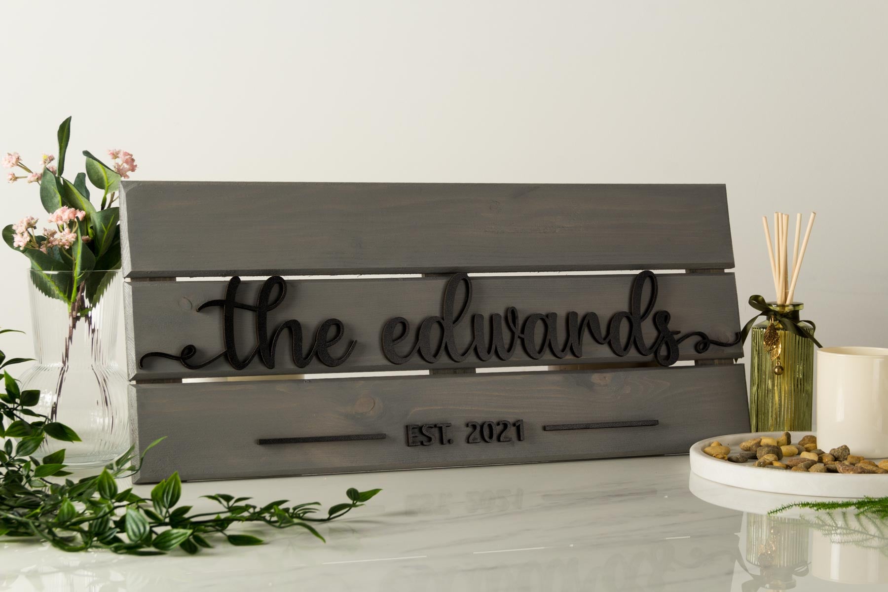 wood surname sign