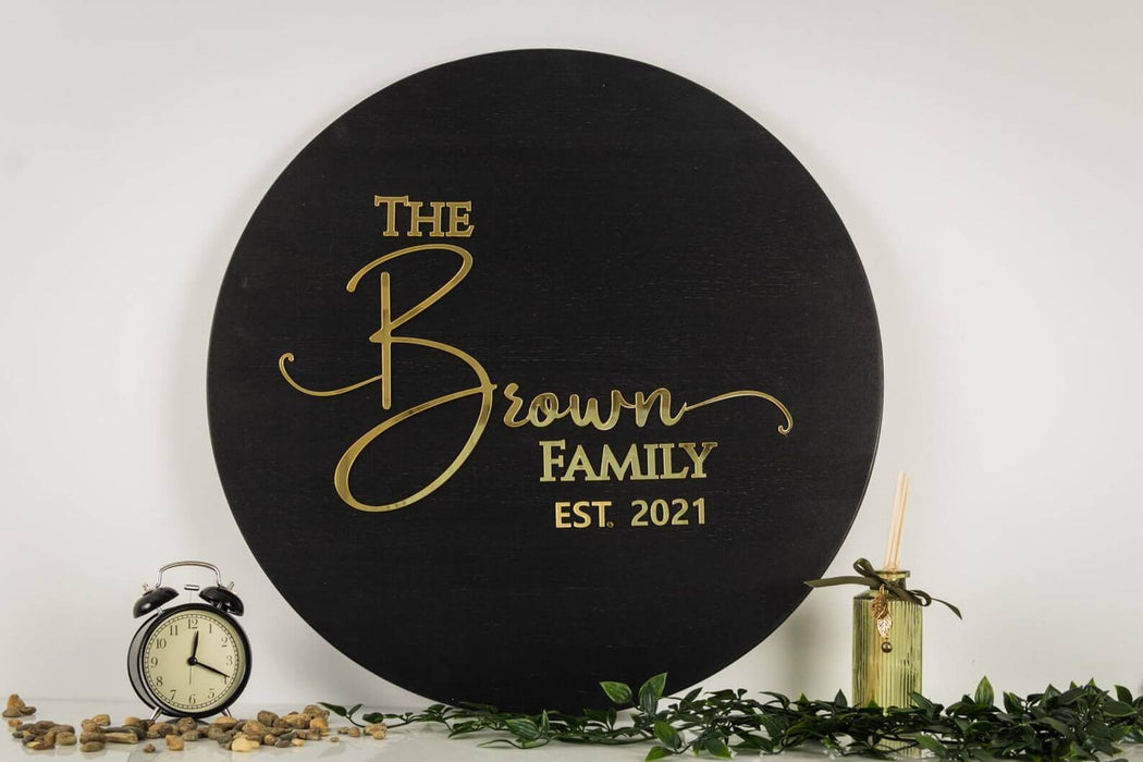 personalized wedding guest book round